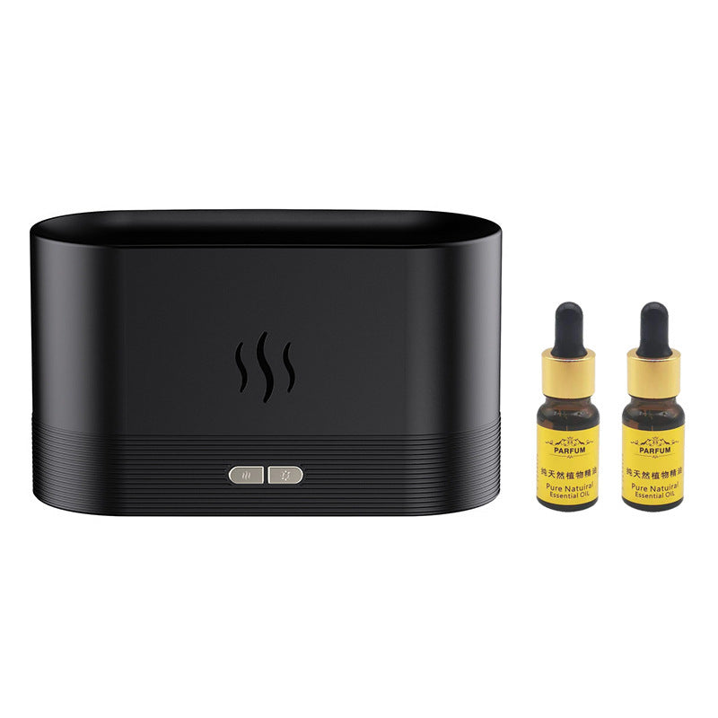 Flame Air Diffuser Humidifier,Upgraded Scent Diffuser for Essential Oils,Ultrasonic Aromatherap.