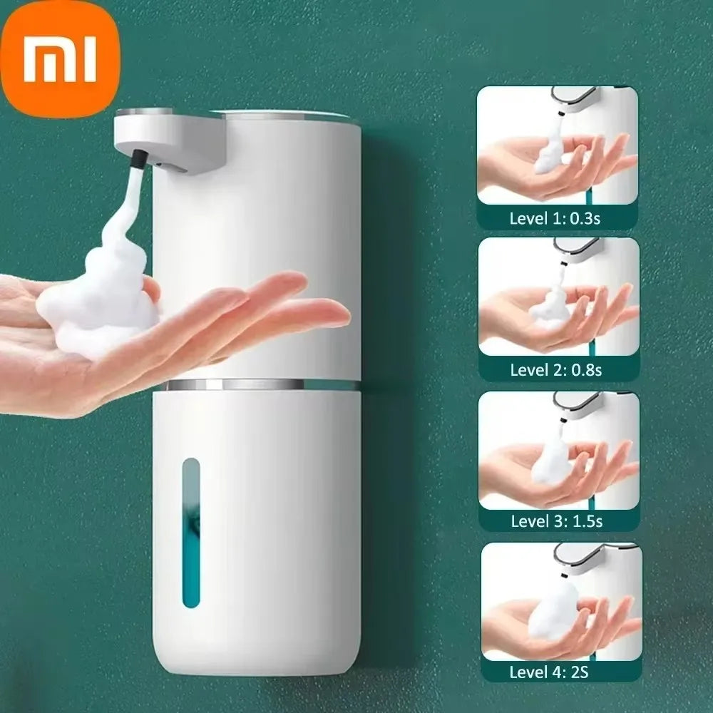 Automatic Foam Soap Dispenser – 380ML/400ML/600ML, USB Rechargeable, Smart Hand Wash, White ABS"