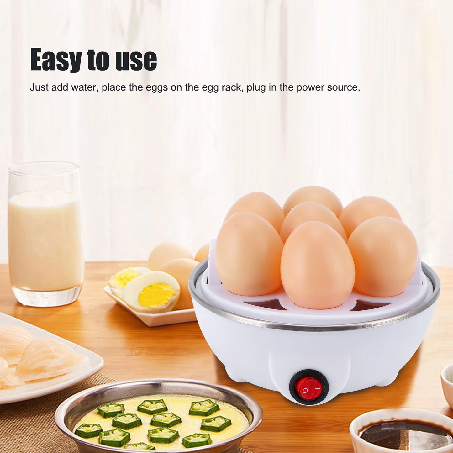 350W Chef's Choice Egg Cooker & Steamer